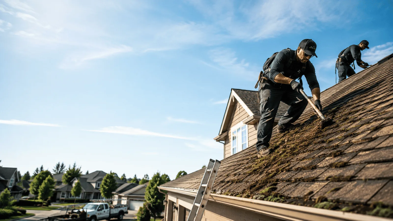 Roof Moss Removal in Warfield, VA near me